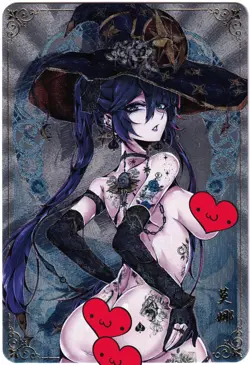 ACG Hentai sexy Card - Mona (punk) - Genshin Impact - Foil Ѡ sexy waifu - Image 1