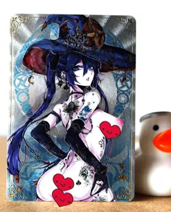 ACG Hentai sexy Card - Mona (punk) - Genshin Impact - Foil Ѡ sexy waifu - Image 4