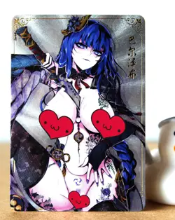 ACG Hentai sexy Card - Raiden Shogun (punk) - Genshin Impact - Foil Ѡ sexy waifu - Image 4