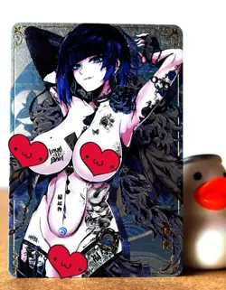 ACG Hentai sexy Card - Yelan (punk) - Genshin Impact - Foil Ѡ sexy waifu - Image 4