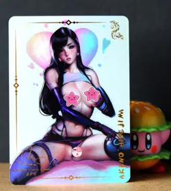 ACG VERY Sexy Card - Tifa Lockhart Inviting - Final Fantasy VII - Foil Waifu O-O - Image 1