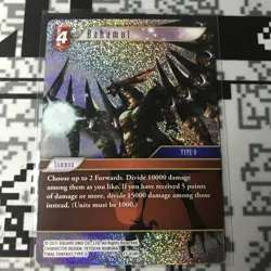 Bahamut 17-014R FOIL M/NM Final Fantasy Trading Card Game FFTCG - Image 1
