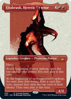MTG English Urabrask, Heretic Praetor (Concept Praetor) NM Normal - Image 1