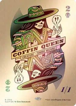 MTG English Coffin Queen (Rainbow Foil) NM Foil Secret Lair - Image 1