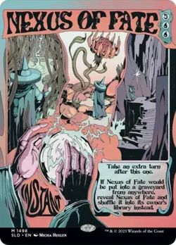 MTG English Nexus of Fate (Rainbow Foil) NM Foil Secret Lair - Image 1