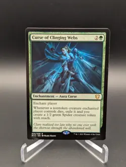 Curse of Clinging Webs Commander: Innistrad: Midnight Hunt Regular - Image 1