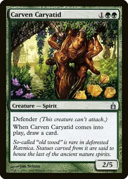 Carven Caryatid 1x FOIL MtG FOIL Ravnica: City of Guilds SP/NM - Image 1