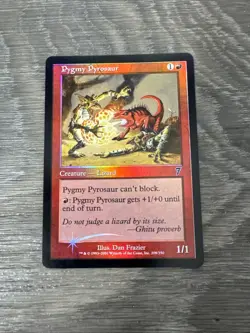 - Pygmy Pyrosaur - [Foil] 7th Edition LP #208 MTG - Image 1