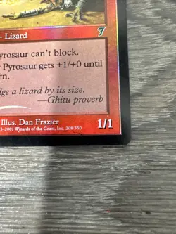 - Pygmy Pyrosaur - [Foil] 7th Edition LP #208 MTG - Image 4