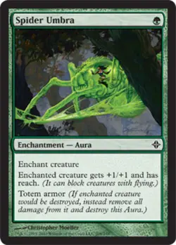 1x Spider Umbra - Foil NM-Mint, English Rise of the Eldrazi MTG Magic - Image 1