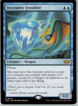 Deceptive Frostkite R Commander: Tarkir: Dragonstorm 19 NM - Image 1