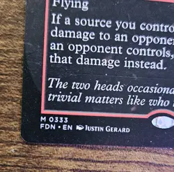 Twinflame Tyrant (Borderless) Foundations Regular - NM - Mythic Rare! - Image 4