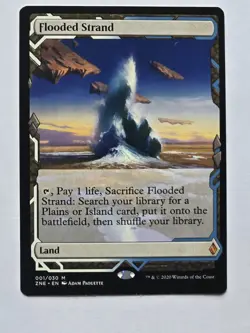 Flooded Strand - Zendikar Rising Expedition - Near Mint - MTG - Image 1