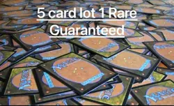 MTG bulk lot grab bag -5 per lot- Magic The Gathering-1 rare guarantee - Image 1