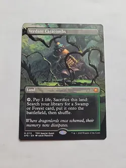 MTG - Verdant Catacombs (Borderless) Special Guests Regular Mythic #0113 - Image 1