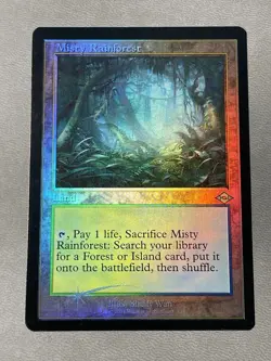 MTG - Misty Rainforest - MH2 Retro Frame - Foil - 438 NM - Image 1