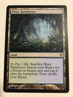 Misty Rainforest NM Zendikar fetch land Commander - Image 1