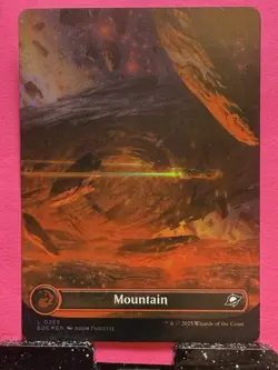 Mountain (0265) (Borderless) Edge of Eternities Foil - Image 1