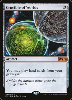 Crucible of Worlds - Core Set 2019 (M19) - Mythic - NM/M - Magic: The Gathering - Image 1