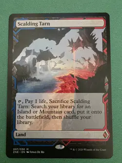 Scalding Tarn MTG Zendikar Rising Expeditions Regular NM 007 - Image 1