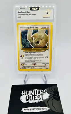 Carte Pokemon NOARFANG BRILLANT 110/105 Secret Holo Neo Destiny PCA Authentique - Image 1