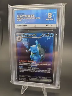 Blastoise ex 200/165 Pokemon 151 SIR Special Illustration Rare ACE 8 Grading - Image 1