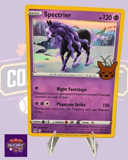 Spectrier 081/196 Trick or Trade Pokemon TCG 2023 Holo - FREE SHIPPING NM - Image 1