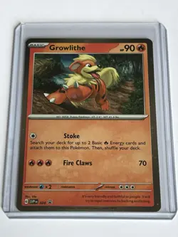 Growlithe 24 Pokemon Scarlet & Violet Promos 2023 Mint - 9.0 + Black Star Holo - Image 1