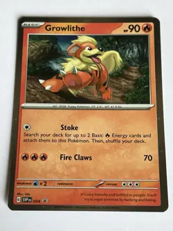 Growlithe 24 Pokemon Scarlet & Violet Promos 2023 Mint - 9.0 + Black Star Holo - Image 4