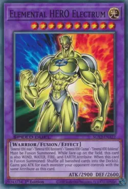 Elemental HERO Electrum - SGX2-ENA22 - Common - 1st Edition - Lightly Played - Image 1