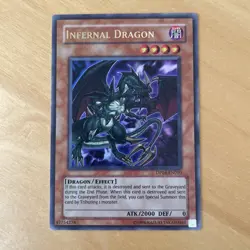 Infernal Dragon DP04-EN010 Ultra Rare Unlimited Near Mint Yugioh - Image 2
