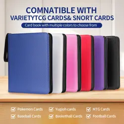 Premium 9-Black Pocket Card Binder - 720 Collection Binder Folder Card Album ... - Image 5