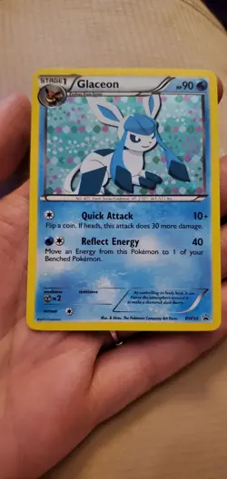 Pokemon 2013 Glaceon BW90 Black White Promo Ultra Rare Holo Card NM - Image 1