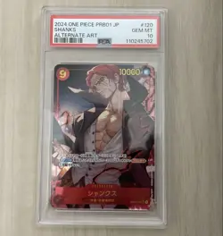 Shanks PSA10 SEC Parallel OP01 120 One Piece Card The Best Rare TCG - Image 1