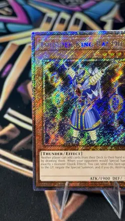 Thunder King Rai-Oh Platinum Secret Rare Card RA03-EN206 Quarter Century Bonanza - Image 4