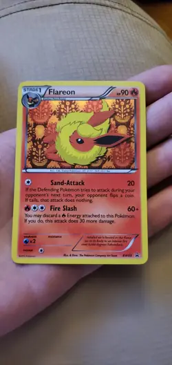 Pokemon TCG Flareon Black Star Promos Holo Card BW88 NM - Image 1