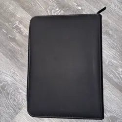 Top Deck 500 Card Ringless Zip Around Binder 9 Pocket Pages Side Load Black - Image 2