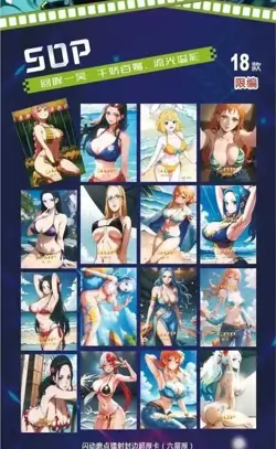 One Piece Doujin Trading Card Premium Anime CCG Box Top Showdown 14 Pack - Image 2