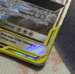 Pokemon Garchomp & Giratina GX SM193 Holo Promo Card Sun and Moon Tag Team (LP) - Image 4