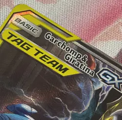 Pokemon Garchomp & Giratina GX SM193 Holo Promo Card Sun and Moon Tag Team (LP) - Image 5