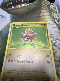Pokemon Hitmonchan Platinum 129/127 Secret Rare Holo Card (MP) - Image 3