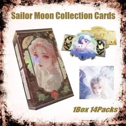 Sailor Moon Trading Card Game Collector CCG Booster Box Fantasy Card new 14 Pack - Image 1