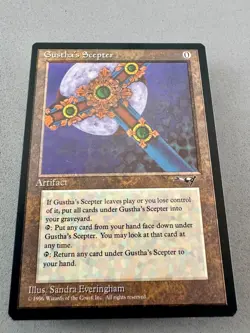 Gustha's Scepter Alliances Regular MTG- Never Played NM-Vintage-RESERVE LIST - Image 3