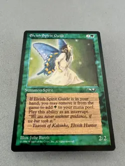 Elvish Spirit Guide Alliances Regular MTG-Unplayed Near Mint-Vintage Magic - Image 3