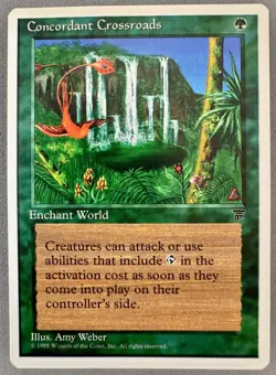Concordant Crossroads Chronicles Regular MTG-Rare-Never Played NM-Vintage Magic - Image 1