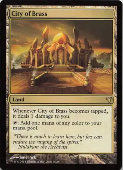 City of Brass R Magic Modern Event Deck 15 LP MTG - Image 1