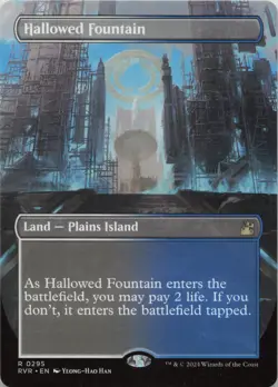 Hallowed Fountain (Borderless) R Ravnica Remastered 295 LP-NM MTG - Image 1