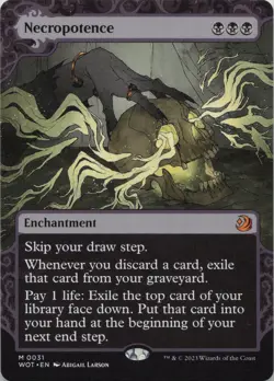 Necropotence M Wilds of Eldraine: Enchanting Tales 31 LP-NM MTG - Image 1