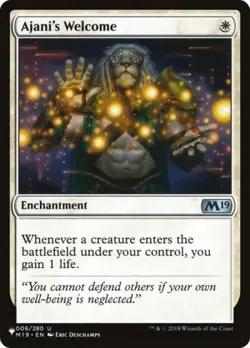 Ajani's Welcome - Near Mint MTG The List - Image 1
