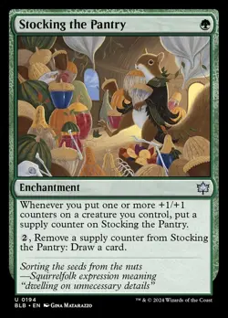 MTG - Stocking the Pantry - Bloomburrow - X1 - (LP) - - Image 1